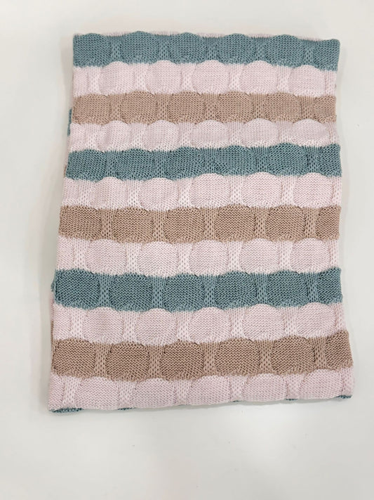 MARLU' - coperta lana 100% (set n. 23 verde salvia) corredino invernale 25/26 - UNISEX