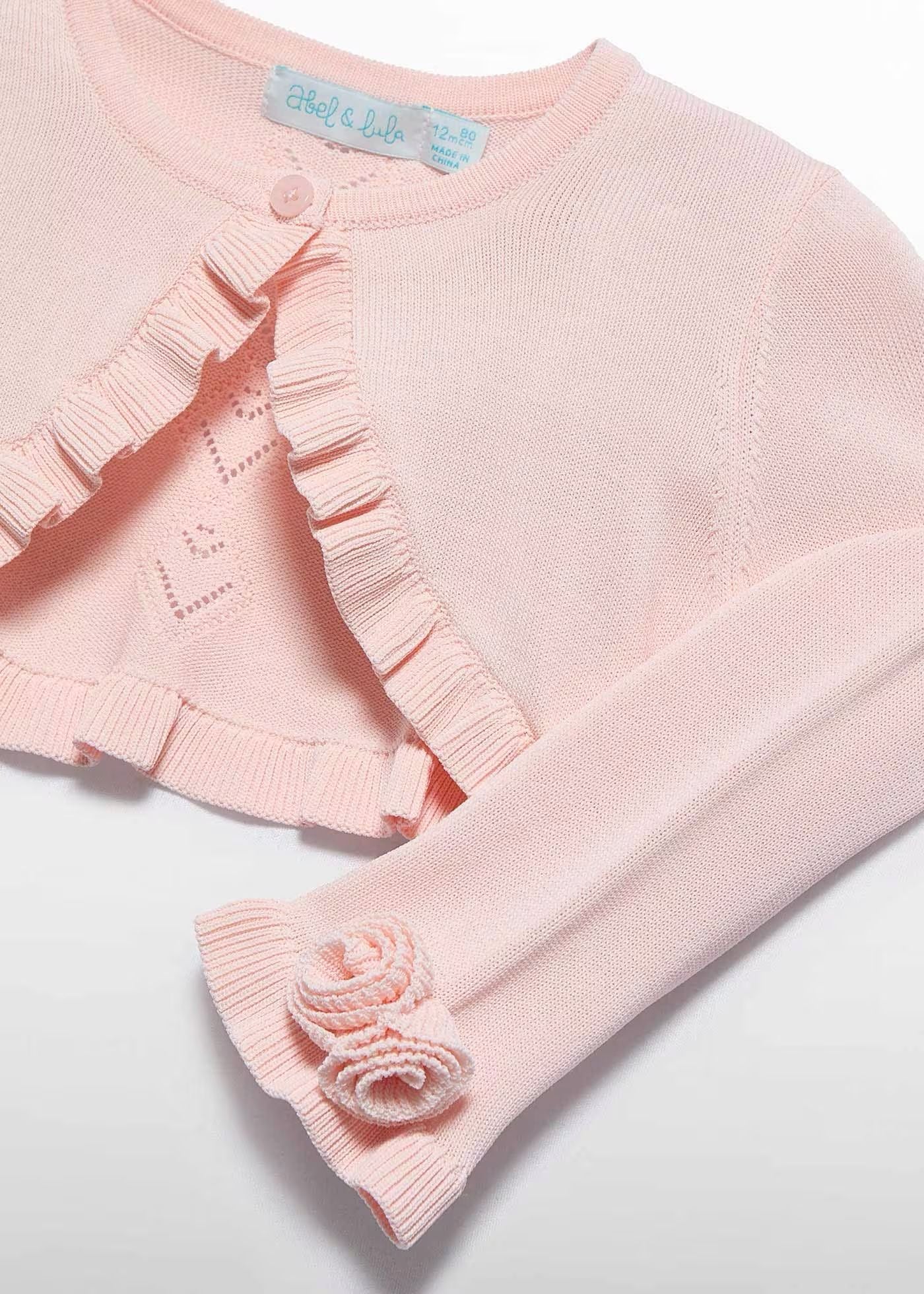 ABEL & LULA - cardigan tricot traforato abbigliamento est 25 b - GIRL