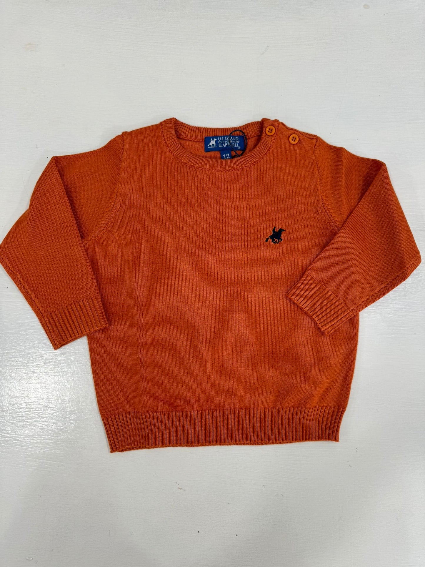 USGRANDPOLO - maglia girocollo 12/30 mesi abbigliamento inv - BOY