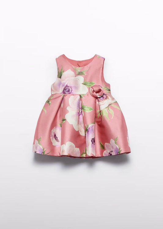 ABEL & LULA - abito mikado fiori abbigliamento est 25 b - GIRL
