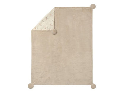 MAYORAL-copertina pellicciotto beige-invernale