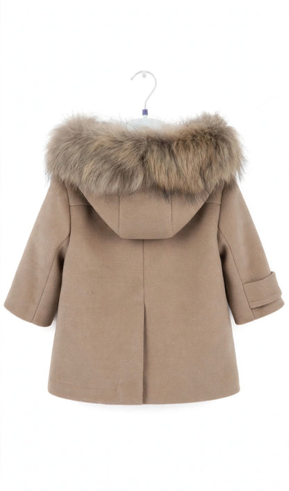 I&M - cappotto con pellicciotto cammello