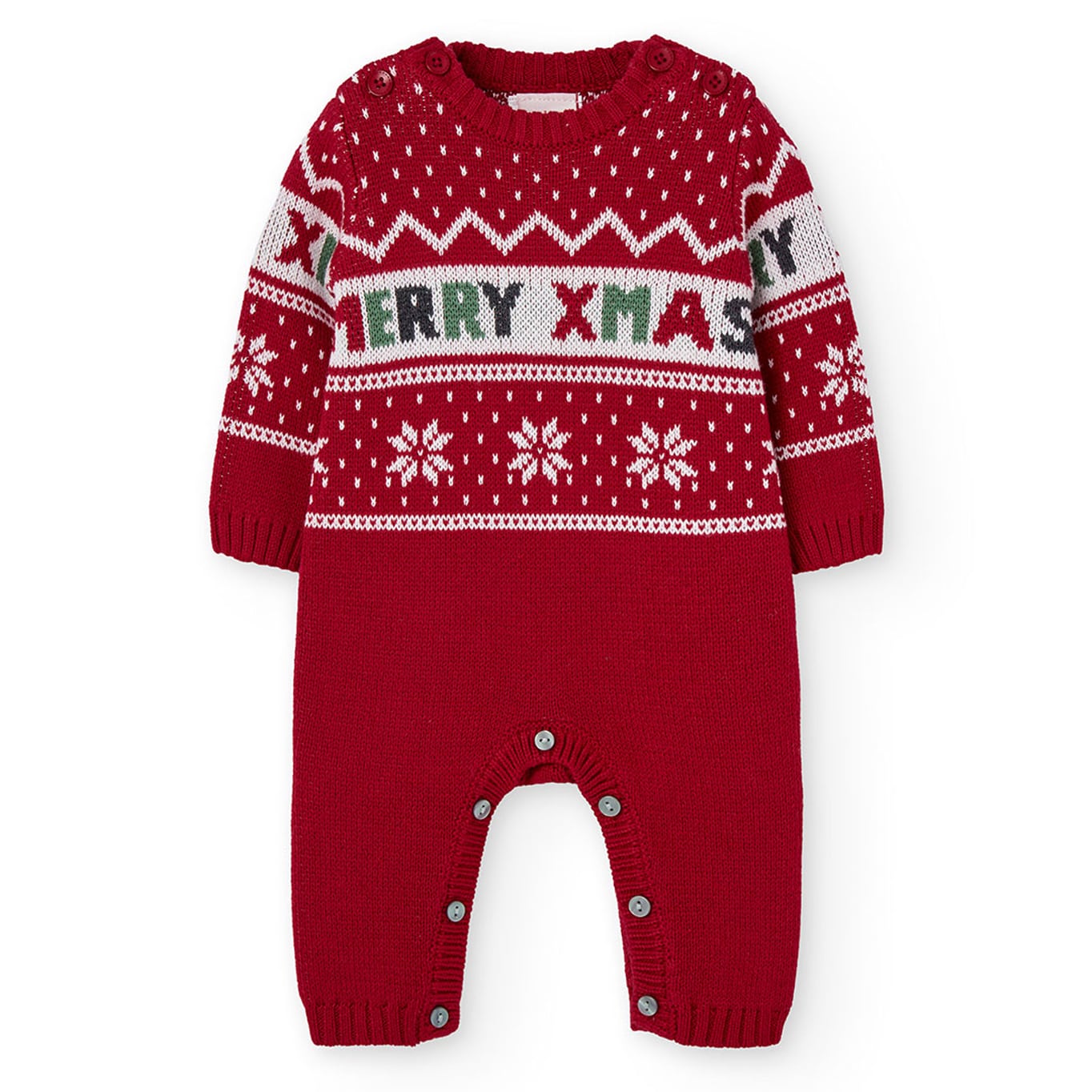 BOBOLI - tutina neonato MERRY XMAS natale - UNISEX
