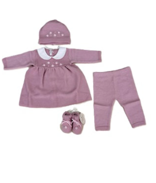 BABY LORD - completino 4pz corredino inv - GIRL