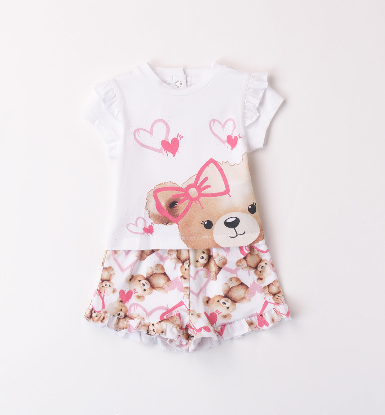 MINIBANDA - completo 2 pz orsetto abbigliamento est 25 b - GIRL