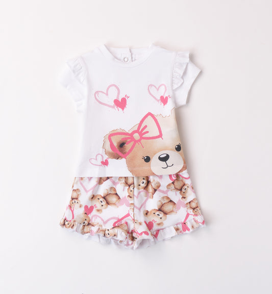 MINIBANDA - completo 2 pz orsetto abbigliamento est 25 b - GIRL