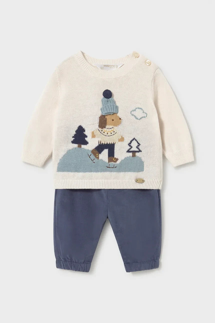 MAYORAL-completo pantalone lungo blu-invernale