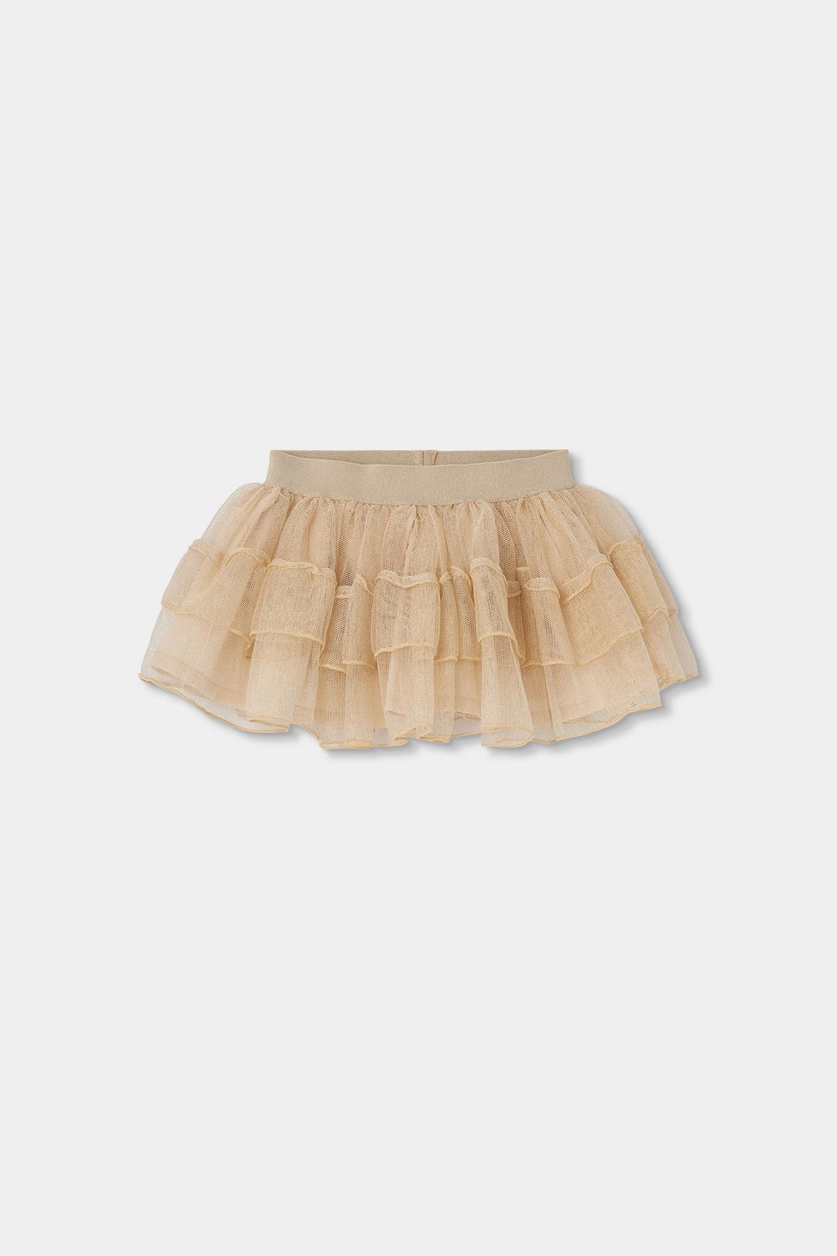 BOBOLI-gonna tulle oro-invernale