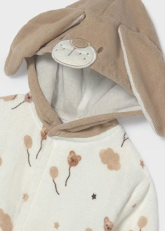 MAYORAL-accappatoio bianco/beige-invernale