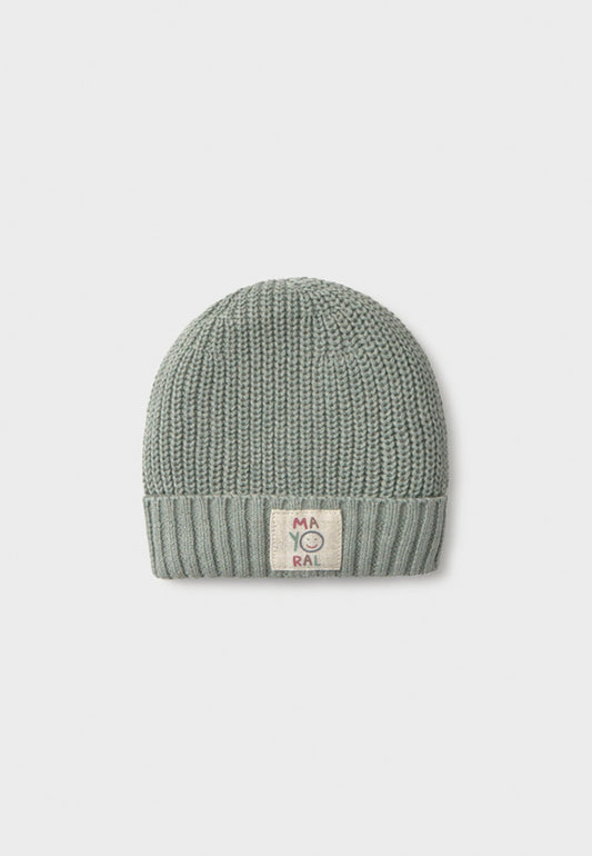 MAYORAL-cappellino maglia verde-invernale