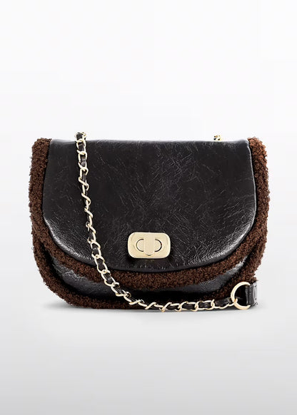 ABEL & LULA -  borsa teddy marrone