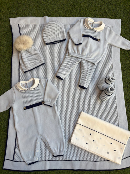 MARLÙ - set lenzuolino blu ( set n 62) invernale