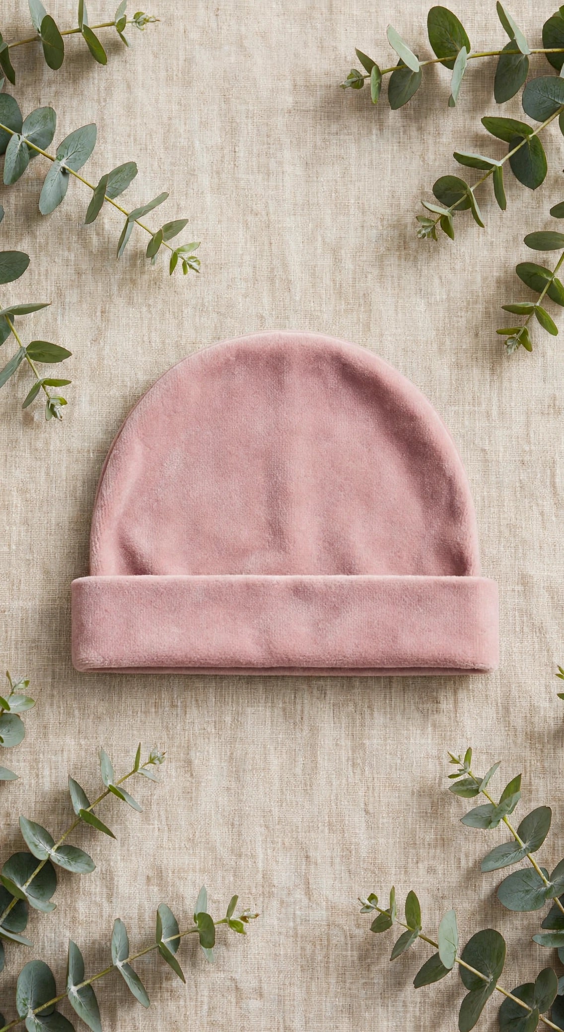 PAPPA E LATTE - cappellino ciniglia cipria- invernale