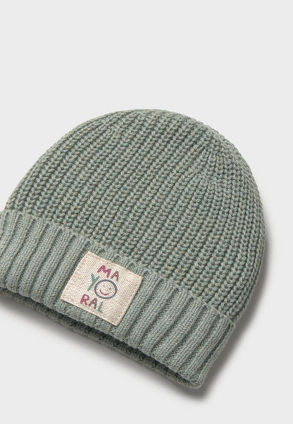 MAYORAL-cappellino maglia verde-invernale