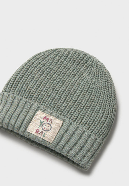 MAYORAL-cappellino maglia verde-invernale