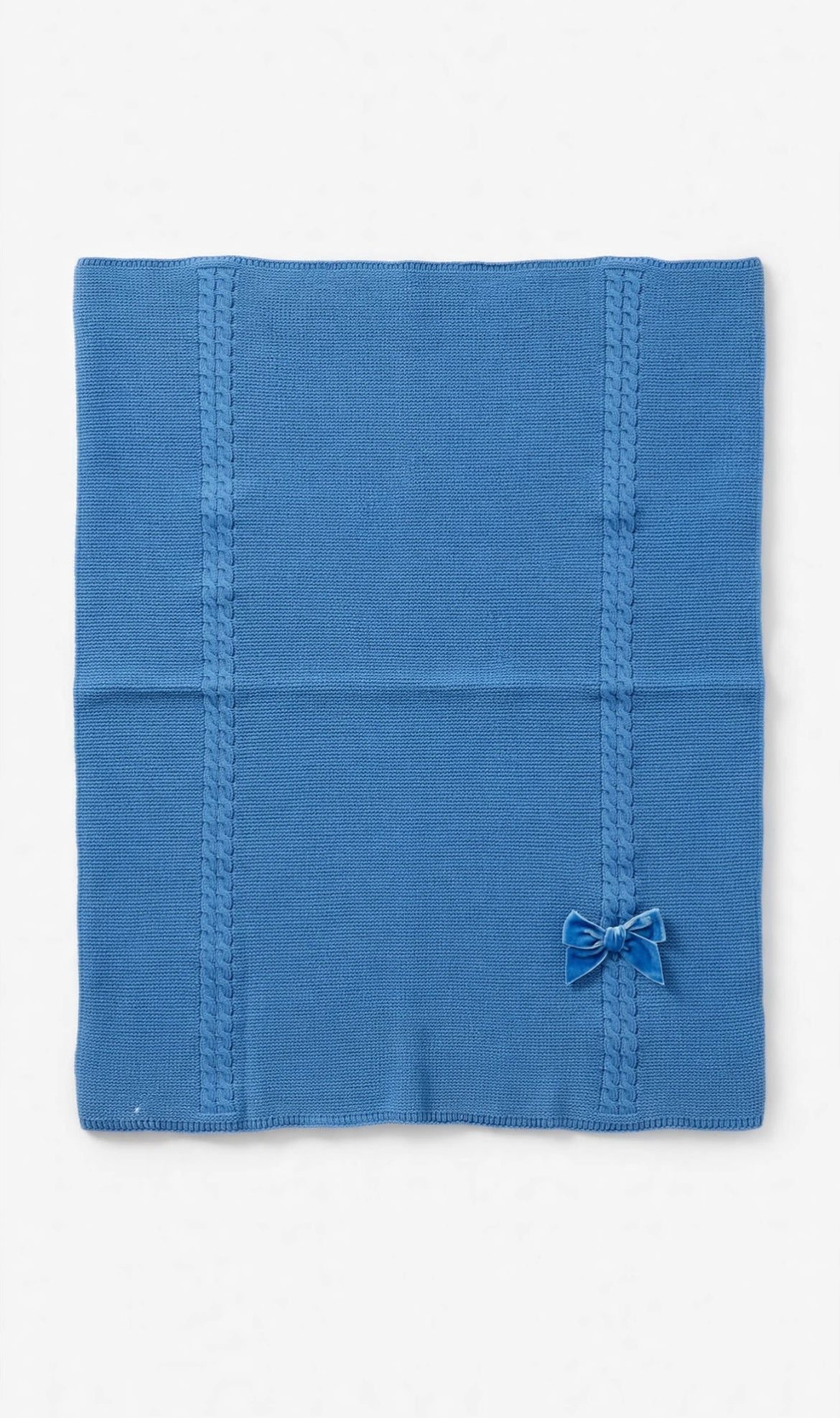CONDOR-copertina in lana azzurro-invernale