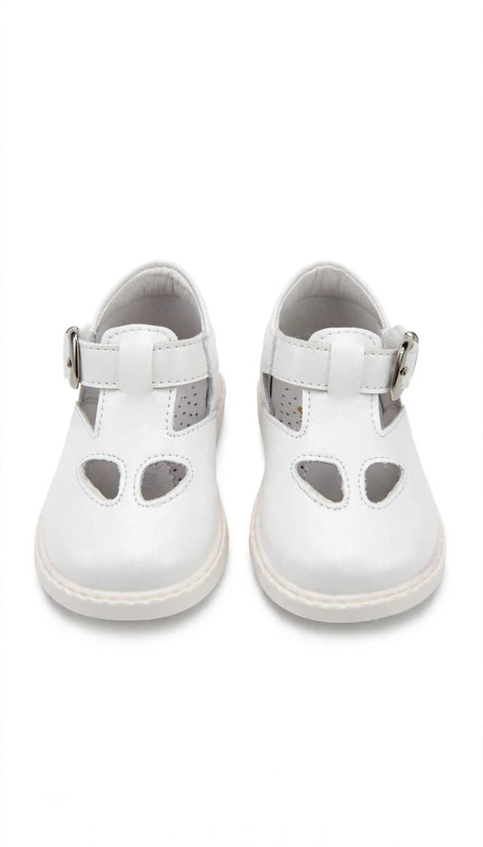 MAMMA&BIMBO-scarpa occhi di bue bianco doré