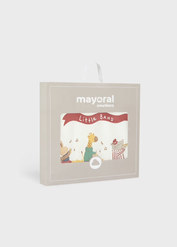 MAYORAL - accappatoio quadrato giallo
