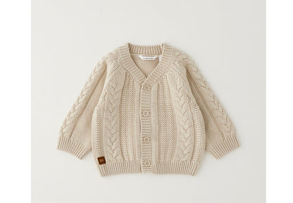 MINIBANDA - cardigan beige - invernale