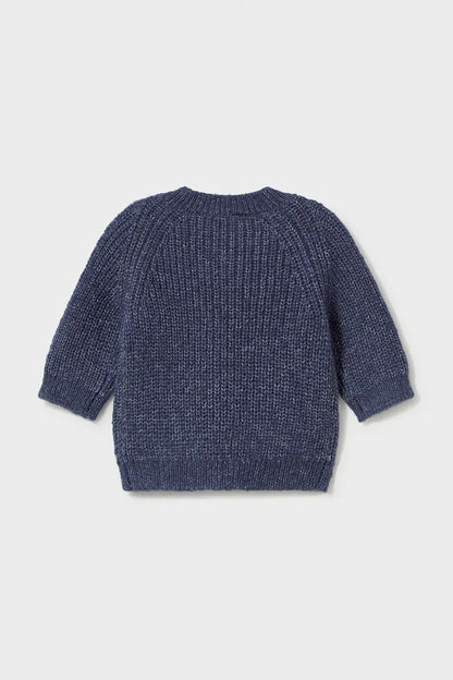 MAYORAL-cardigan tricot blu-invernale