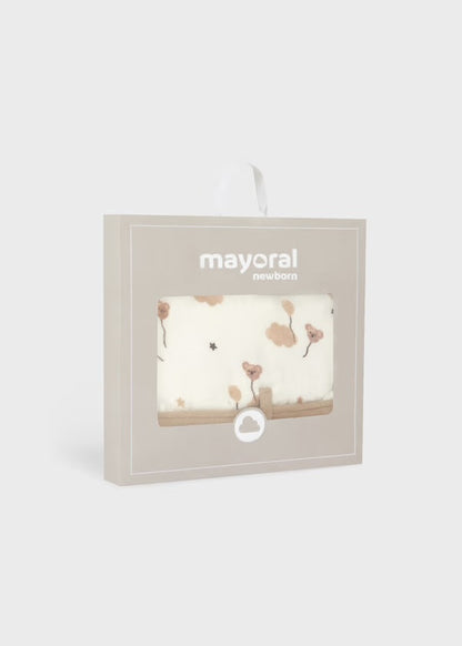 MAYORAL-accappatoio bianco/beige-invernale