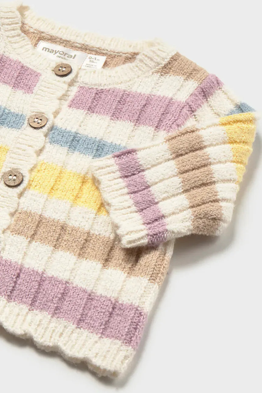 MAYORAL-cardigan multicolor-invernale