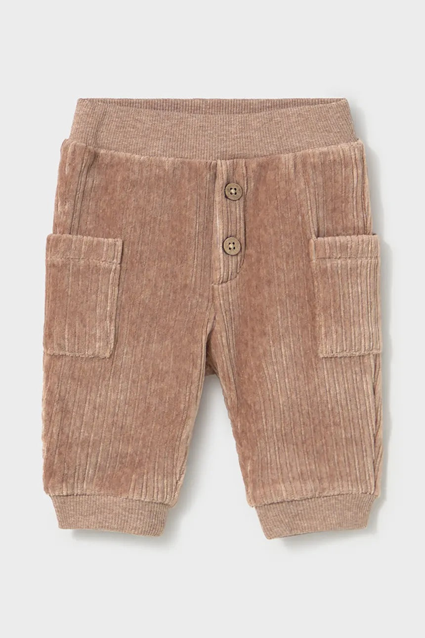 MAYORAL-pantalone velluto tortora-invernale