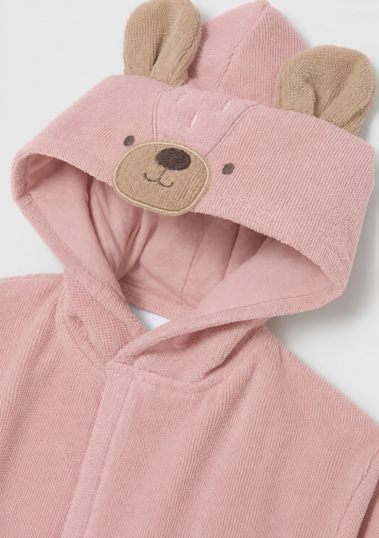 MAYORAL-accappatoio rosa baby-invernale