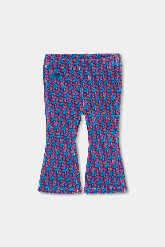 BOBOLI-pantalone velluto fantasia-invernale