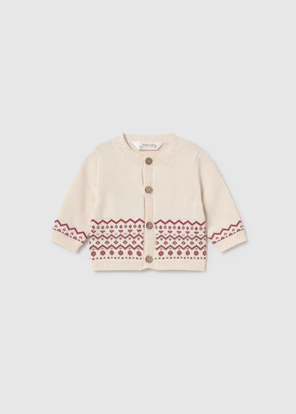 MAYORAL-completo salopette tricot bordeaux-invernale