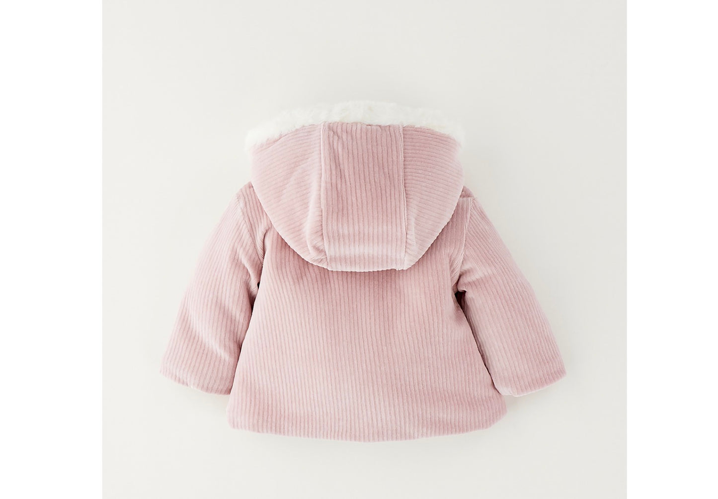 MINIBANDA - cappottino neonato rosa baby - invernale