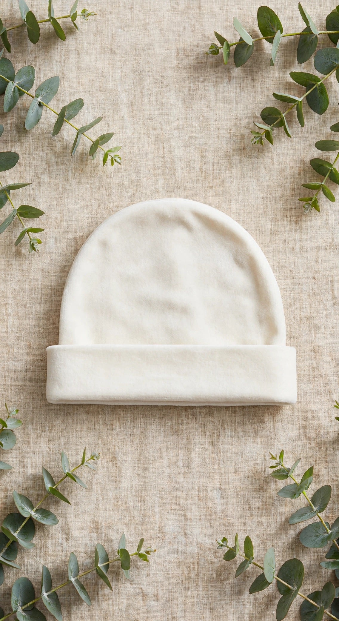 PAPPA E LATTE - cappellino ciniglia bianco - invernale