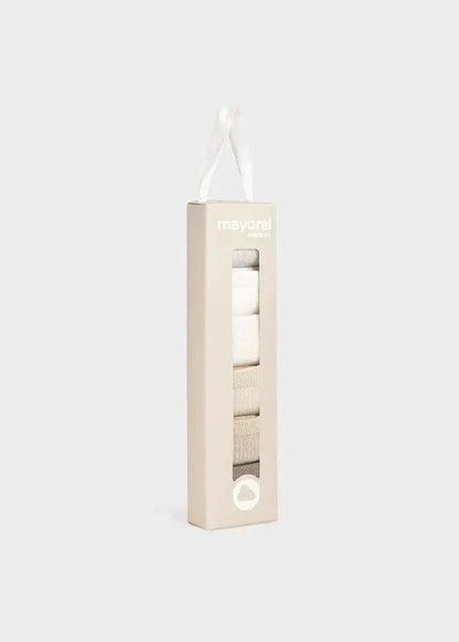 MAYORAL-set 6 calzini beige-invernale