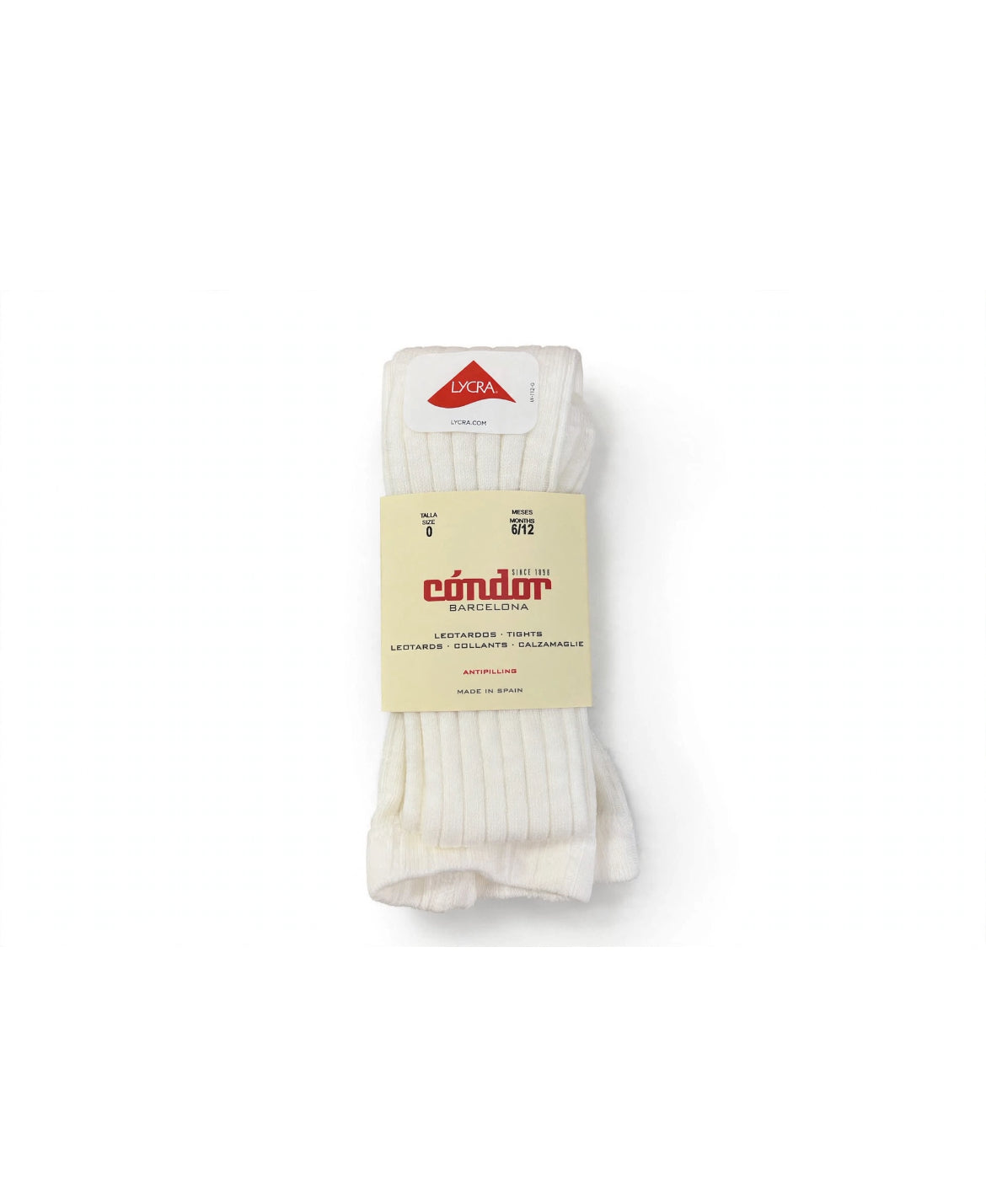 CONDOR- calzamaglia a costine panna- invernale