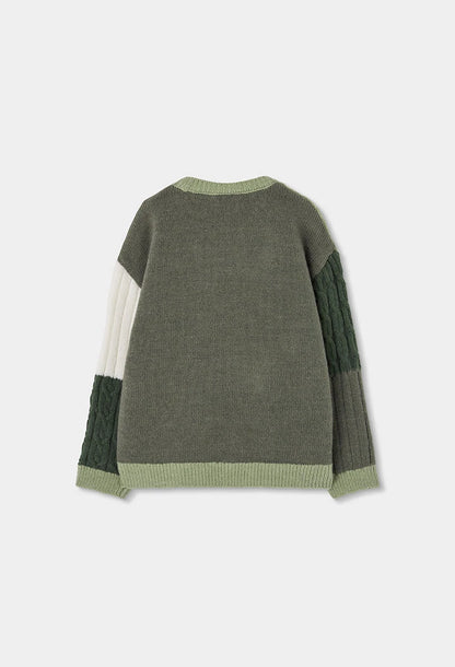 BOBOLI - maglione verde - invernale