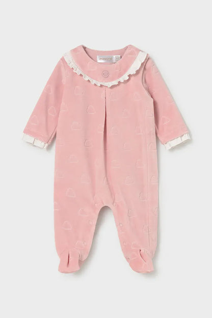 MAYORAL-tutina ciniglia rosa baby-invernale