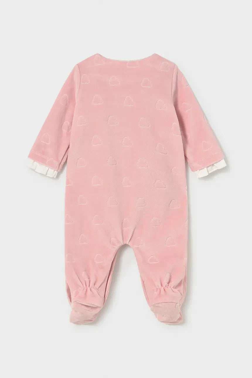 MAYORAL-tutina ciniglia rosa baby-invernale