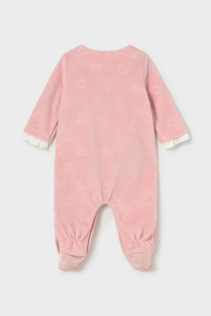 MAYORAL-tutina ciniglia rosa baby-invernale