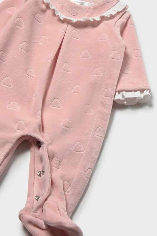 MAYORAL-tutina ciniglia rosa baby-invernale