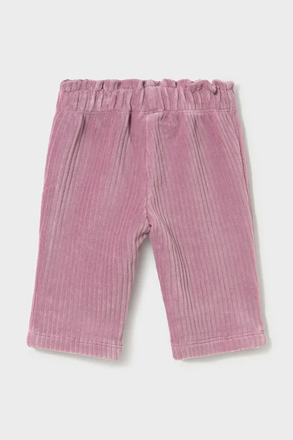 MAYORAL-pantalone velluto lilla-invernale
