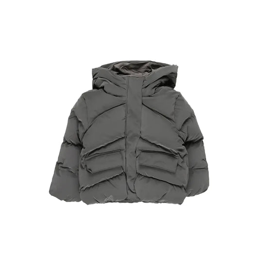 BOBOLI-giubbotto imbottito grigio-invernale