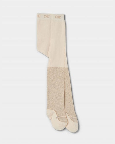 BOBOLI-calzamaglia lurex champagne-invernale