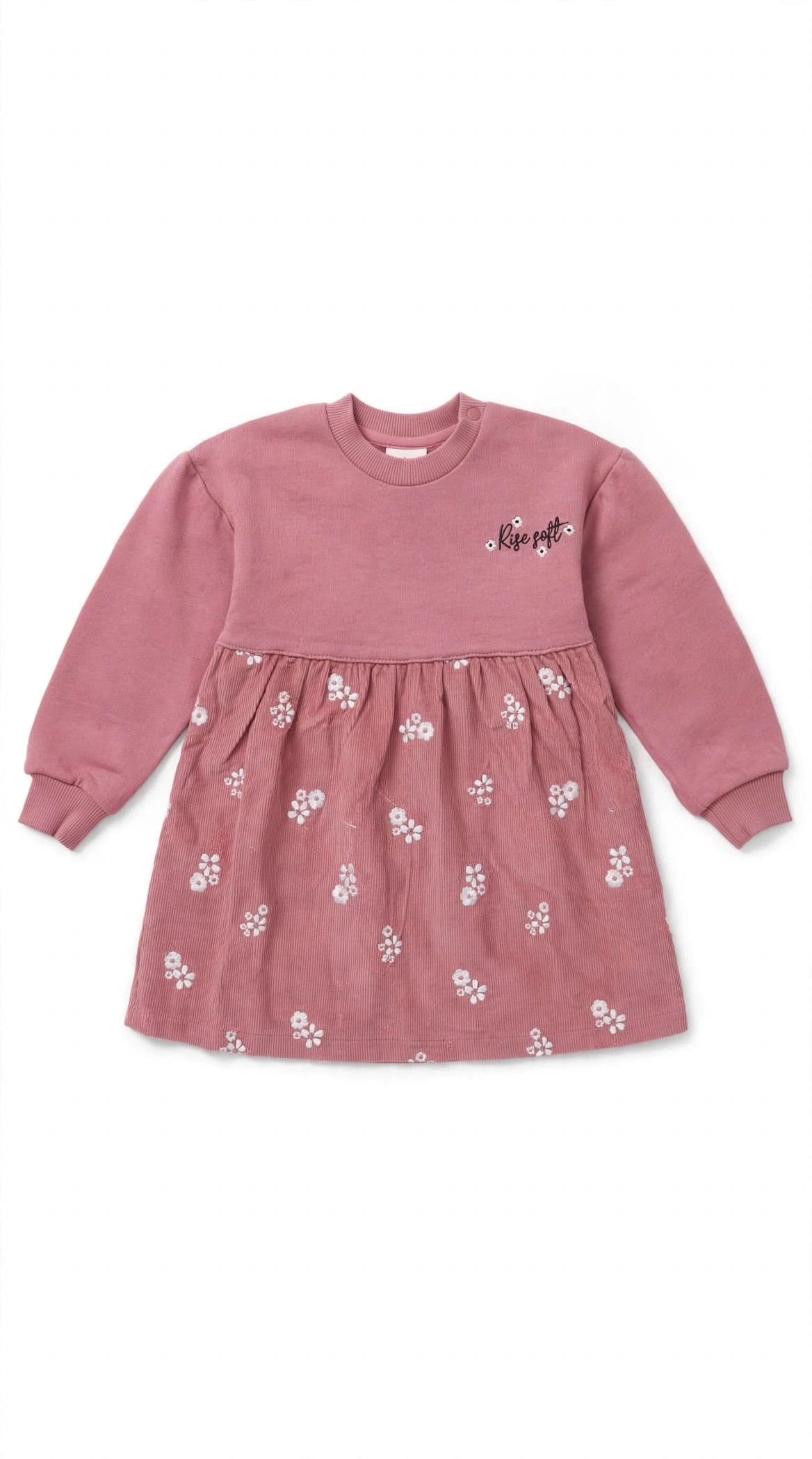 BOBOLI - abito bimba malva - invernale