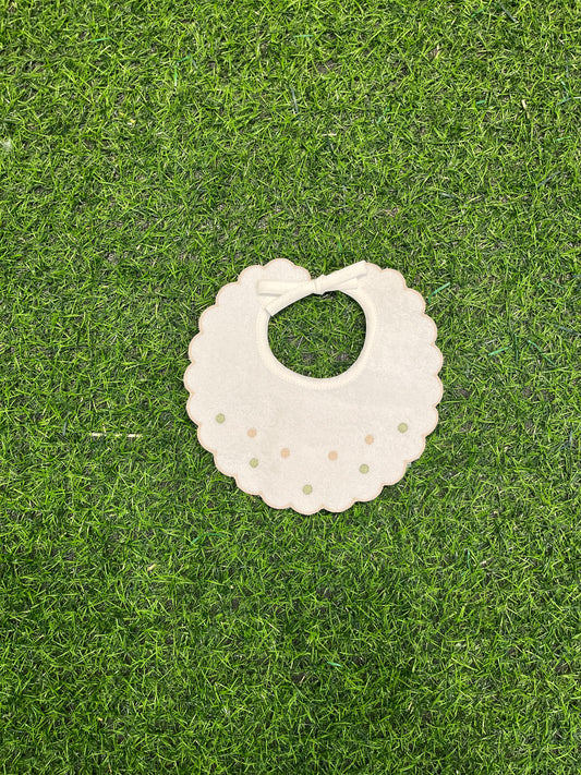 MARLU’ - bavetta bianco/verde oliva corredino p/e