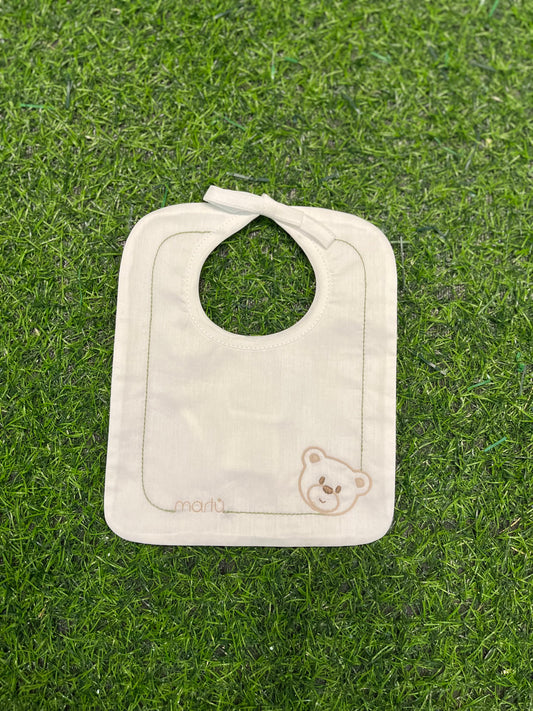 MARLU’ - bavetta vaniglia/verde corredino p/e