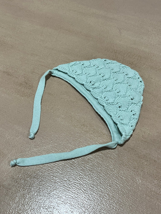 MARLU' - cappellino 100% lana lichene/vaniglia (set n. 20) - invernale