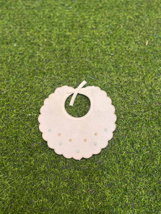 MARLU’ - bavetta bianco/verde salvia corredino p/e