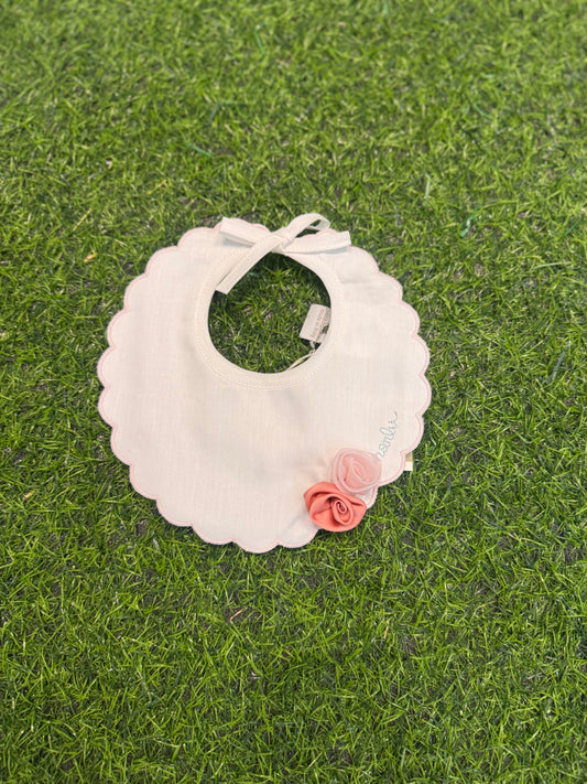 MARLU’ - bavetta vaniglia/rosa pesco corredino p/e