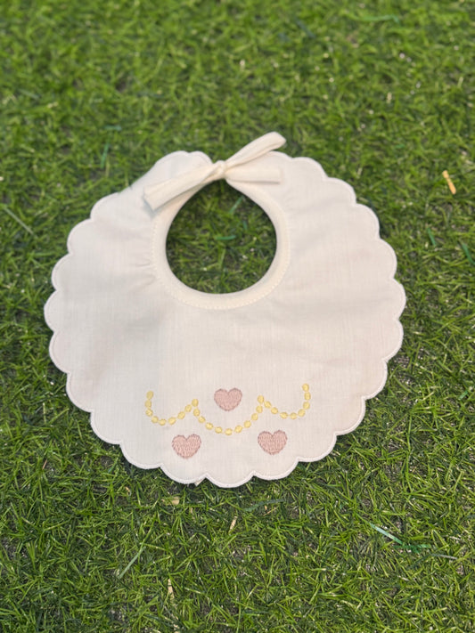 MARLU’ - bavetta bianco/marsala/giallo corredino p/e