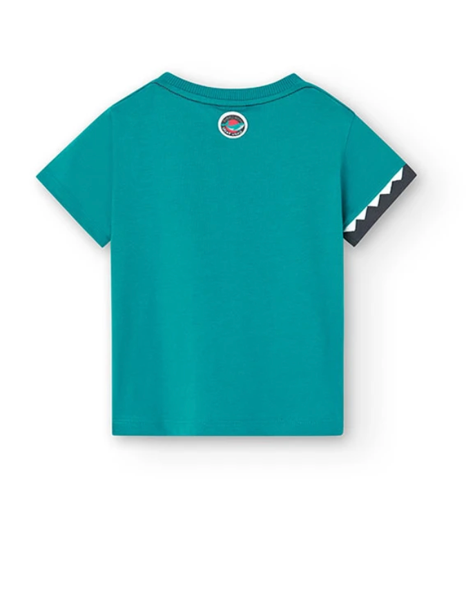 BOBOLI-Maglietta in jersey da neonato verde